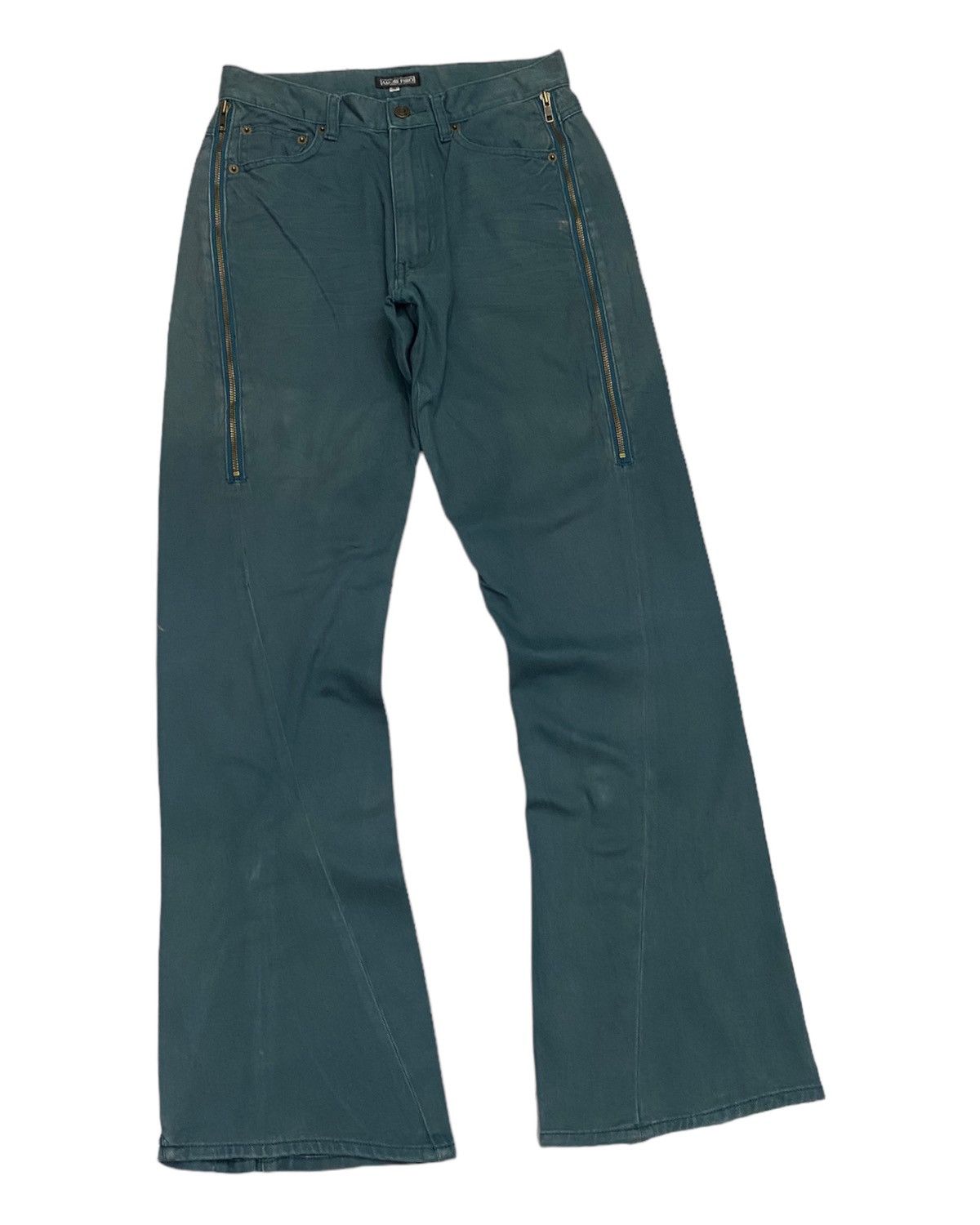 Undercover 🔥FLARE PANTS ZIPPER PUNK STYLE AMORE PURE FLARE PANTS Size US 28 / EU 44 - 2 Thumbnail