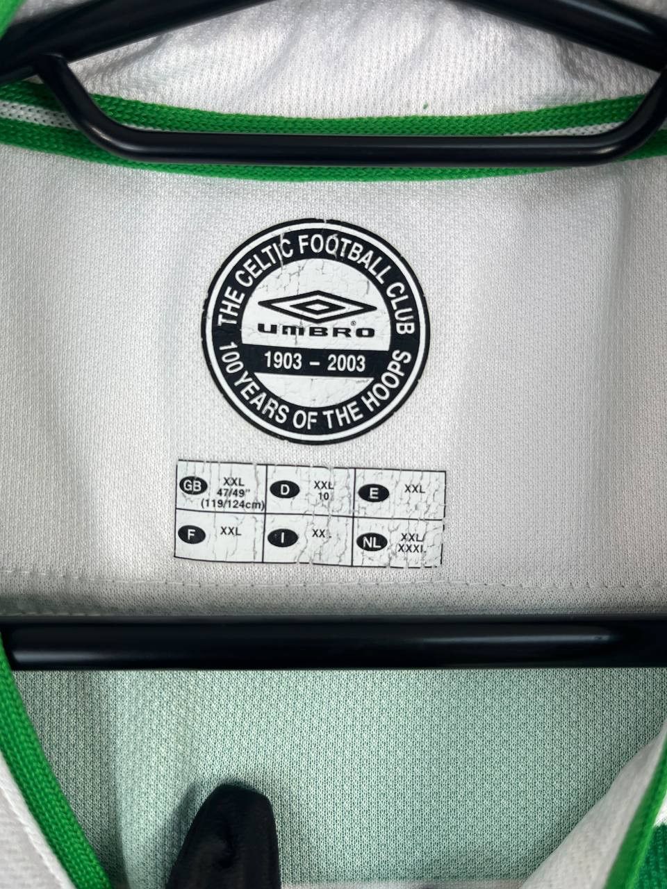 Umbro Umbro Celtic FC 100 Years Anniversary 2003 Home Shirt Sz XXL Size US XXL / EU 58 / 5 - 3 Thumbnail