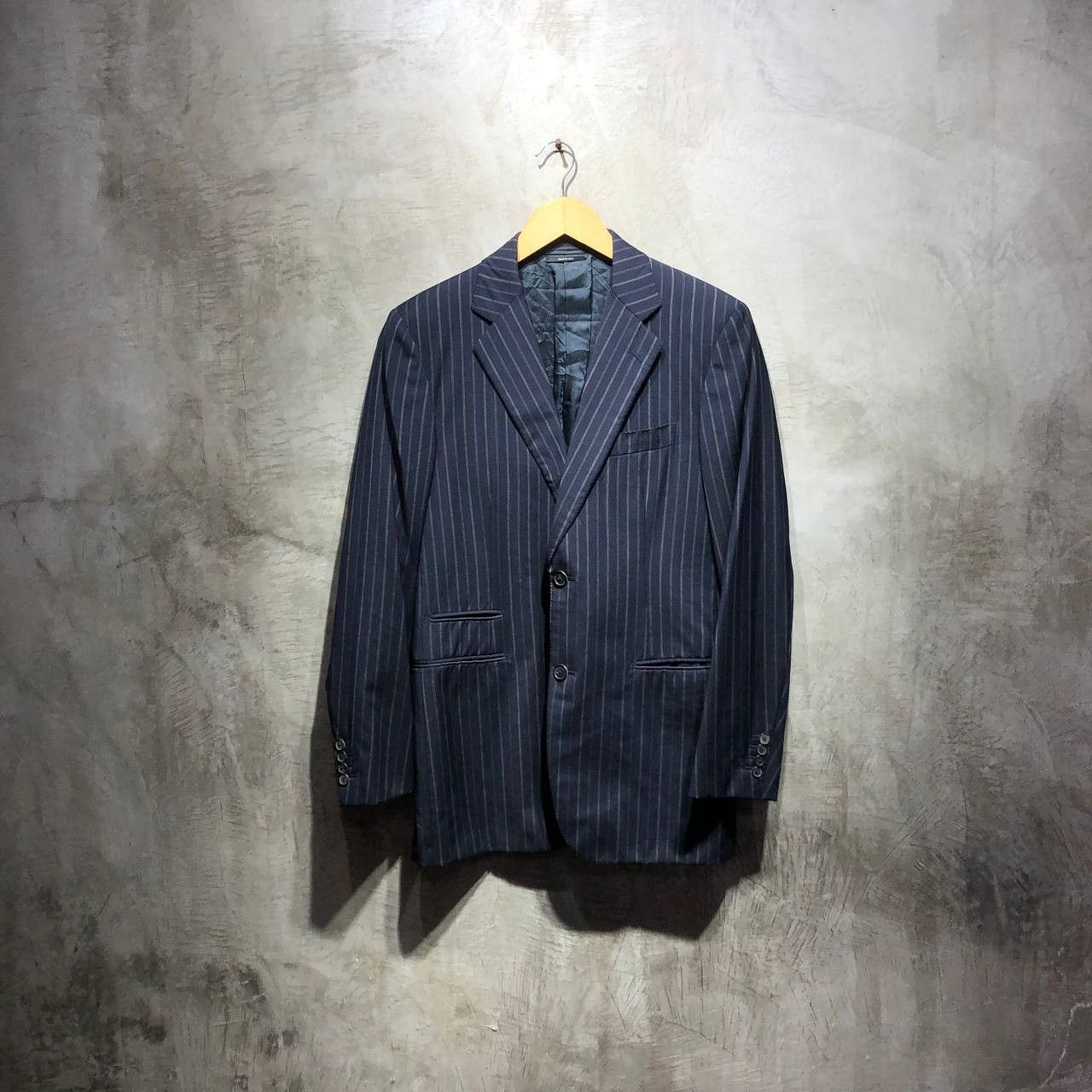 Hermes Hermes Pinstripe Blazer coat Size 48R - 1 Thumbnail