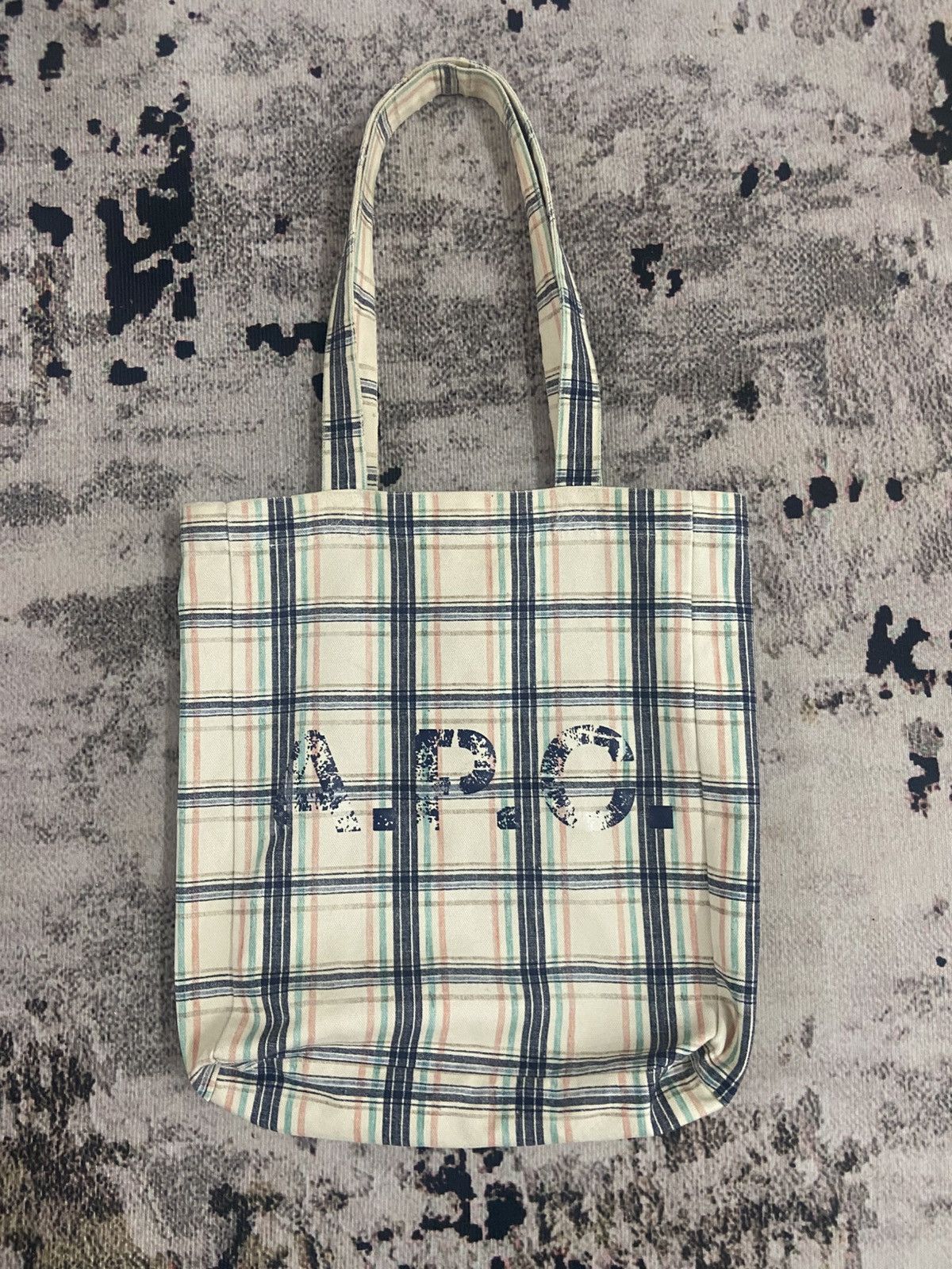 A.P.C. A.P.C. Plaid Tote Bag Size ONE SIZE - 1 Thumbnail