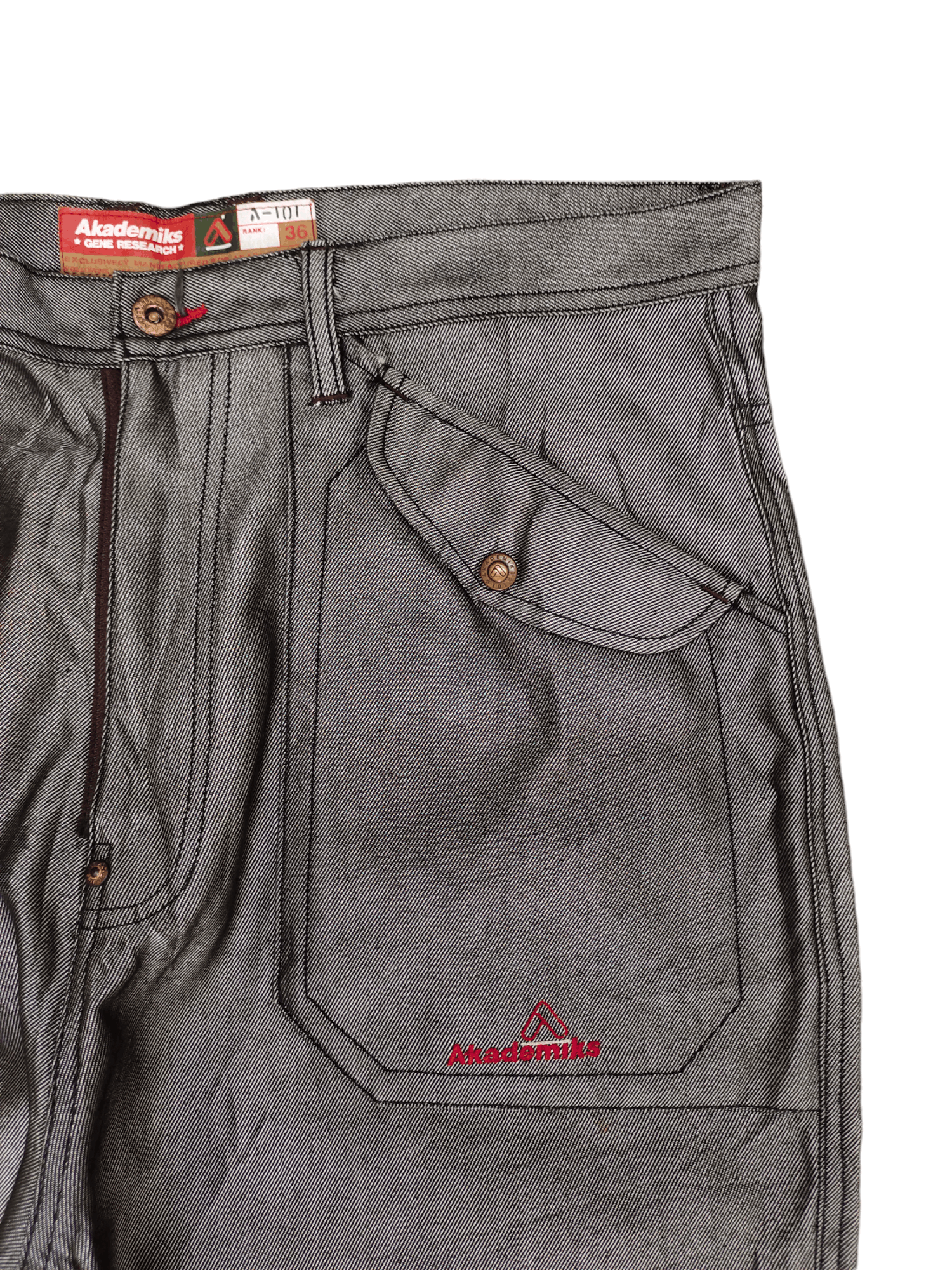 Akademiks Baggy Jeans Akademiiks Gene Research Wide Leg Jnco Style Y2k Size US 36 / EU 52 - 4 Thumbnail