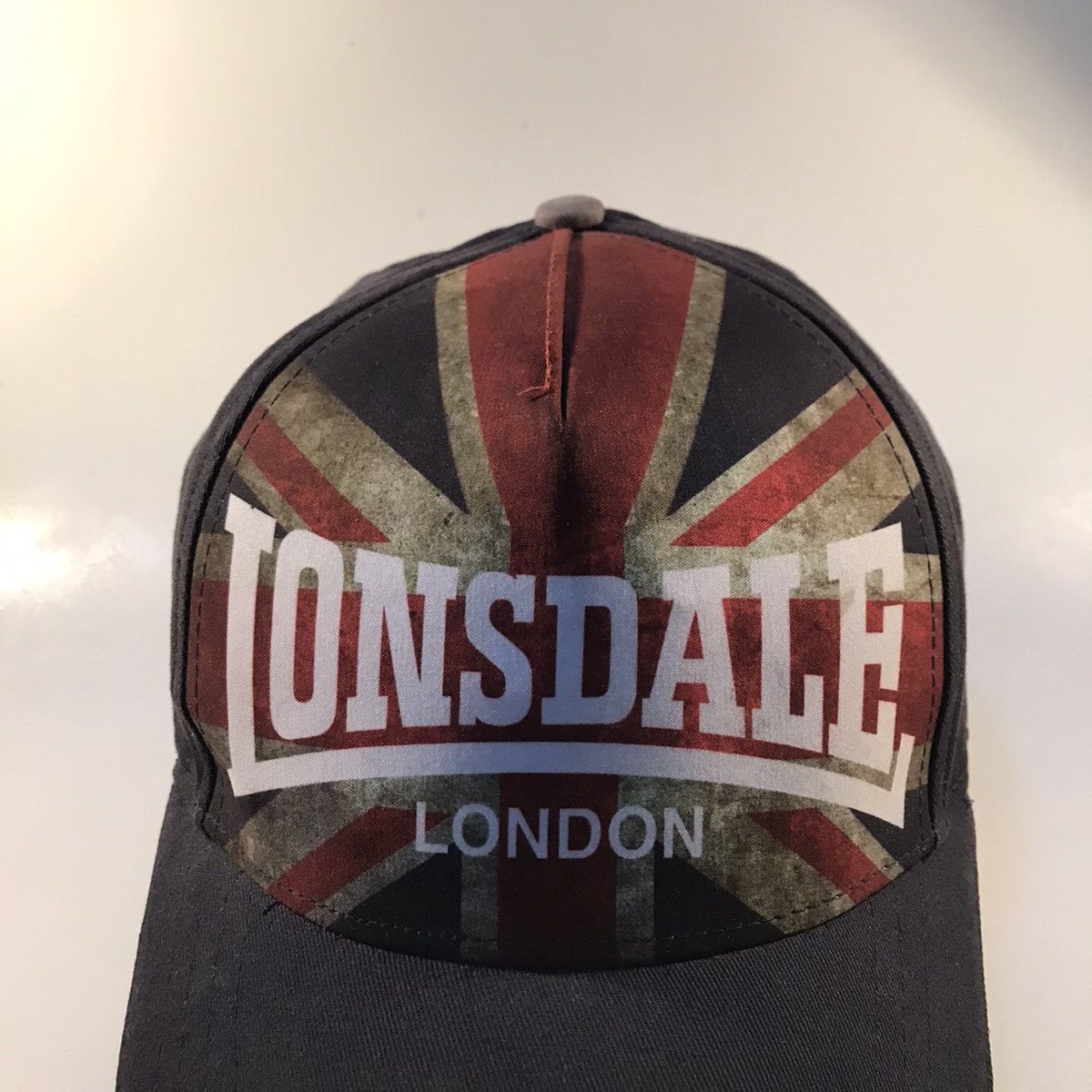 Lonsdale × Vintage Lonsdale Snapback unionjack brittain flag baseball cap OSFA Size ONE SIZE - 2 Thumbnail