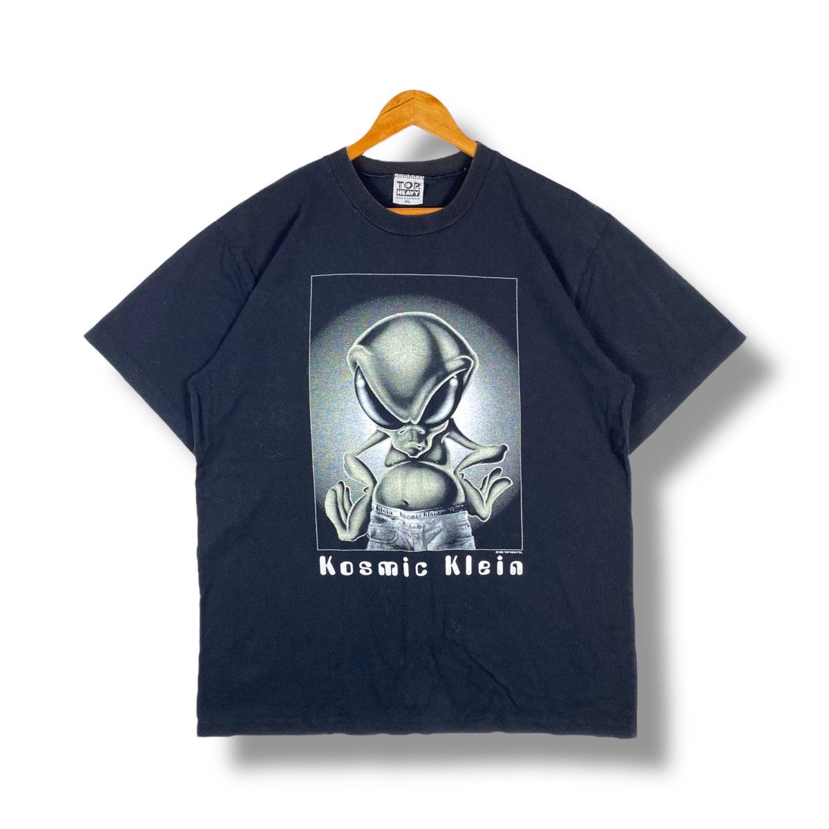 Alien Workshop × Vintage Vintage 90's KOSMIC KLEIN Alien Top Heavy Graphic Tee Size US XL / EU 56 / 4 - 1 Thumbnail