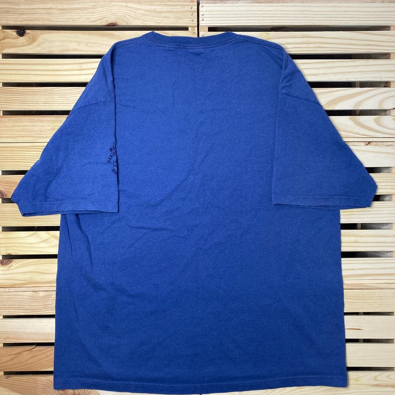 Harley Davidson Vintage Harley Davidson Mobile, AL Blue Biker Tee Size 2XL Size US XXL / EU 58 / 5 - 2 Thumbnail