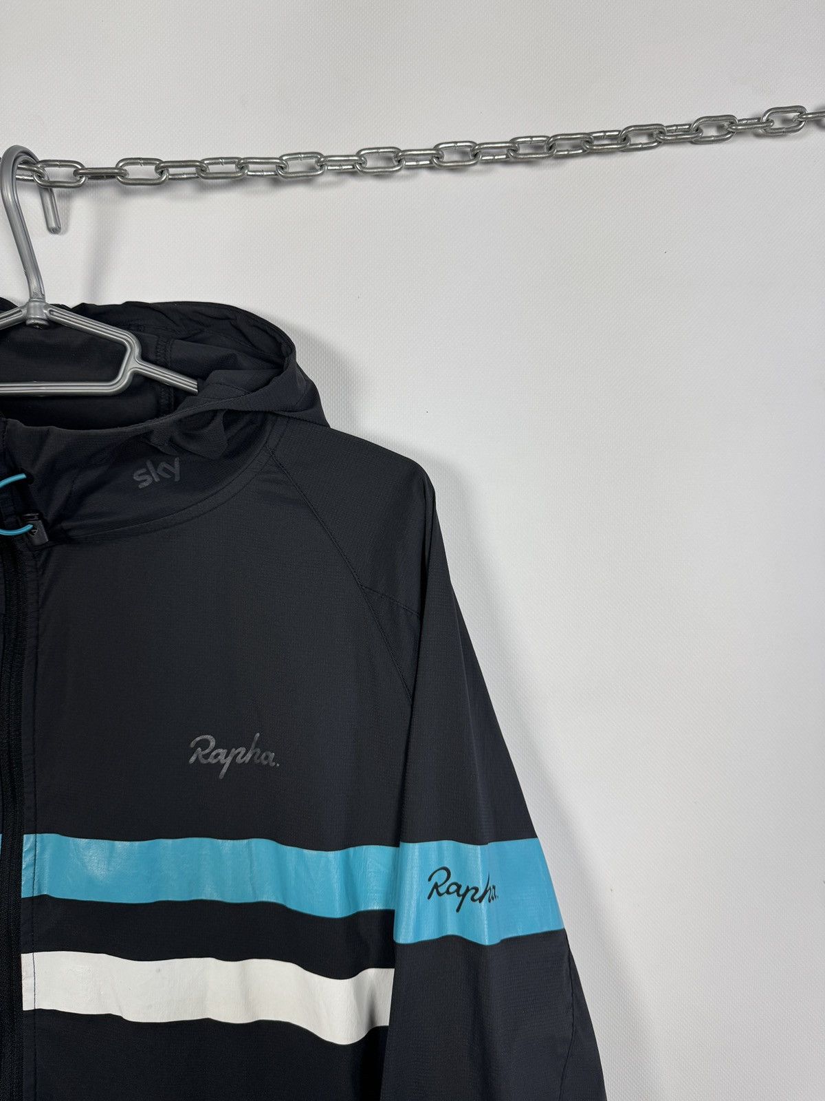 Rapha Rapha Team Sky Spray Cycling Jacket Lightweight Windbreaker Size US M / EU 48-50 / 2 - 2 Thumbnail