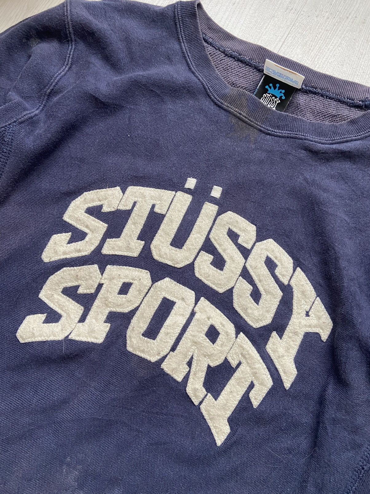 Champion Vintage Champion Reverse Weave x Stussy Sport Sweatshirt Size US S / EU 44-46 / 1 - 4 Thumbnail