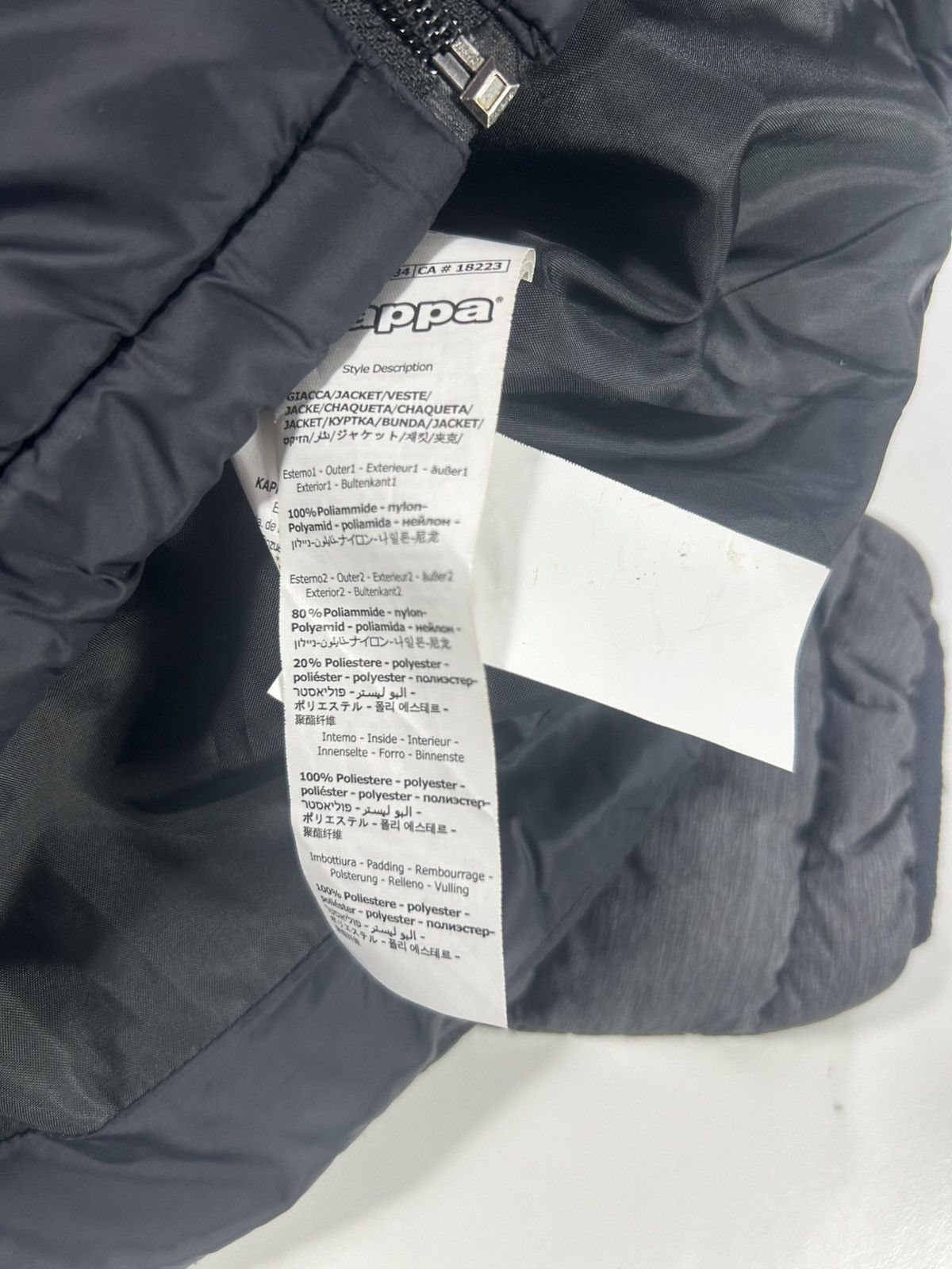 Kappa MENS SMALL KAPPA WORLD CUP 2019 BLACK L/WT PUFFA JACKET Size US S / EU 44-46 / 1 - 6 Thumbnail