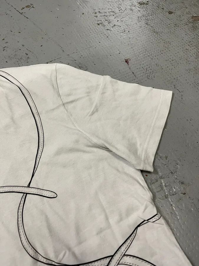 Gucci 2010s Gucci Harness Effect White T-Shirt Size US M / EU 48-50 / 2 - 5 Thumbnail