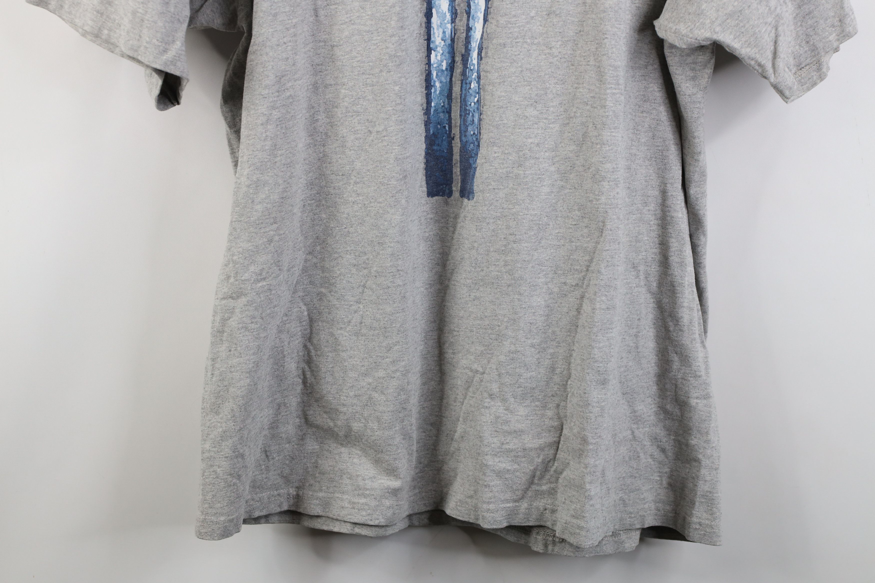 Nike Vintage 90s Nike Air Mini Swoosh Spell Out T-Shirt Gray Size US L / EU 52-54 / 3 - 14 Thumbnail