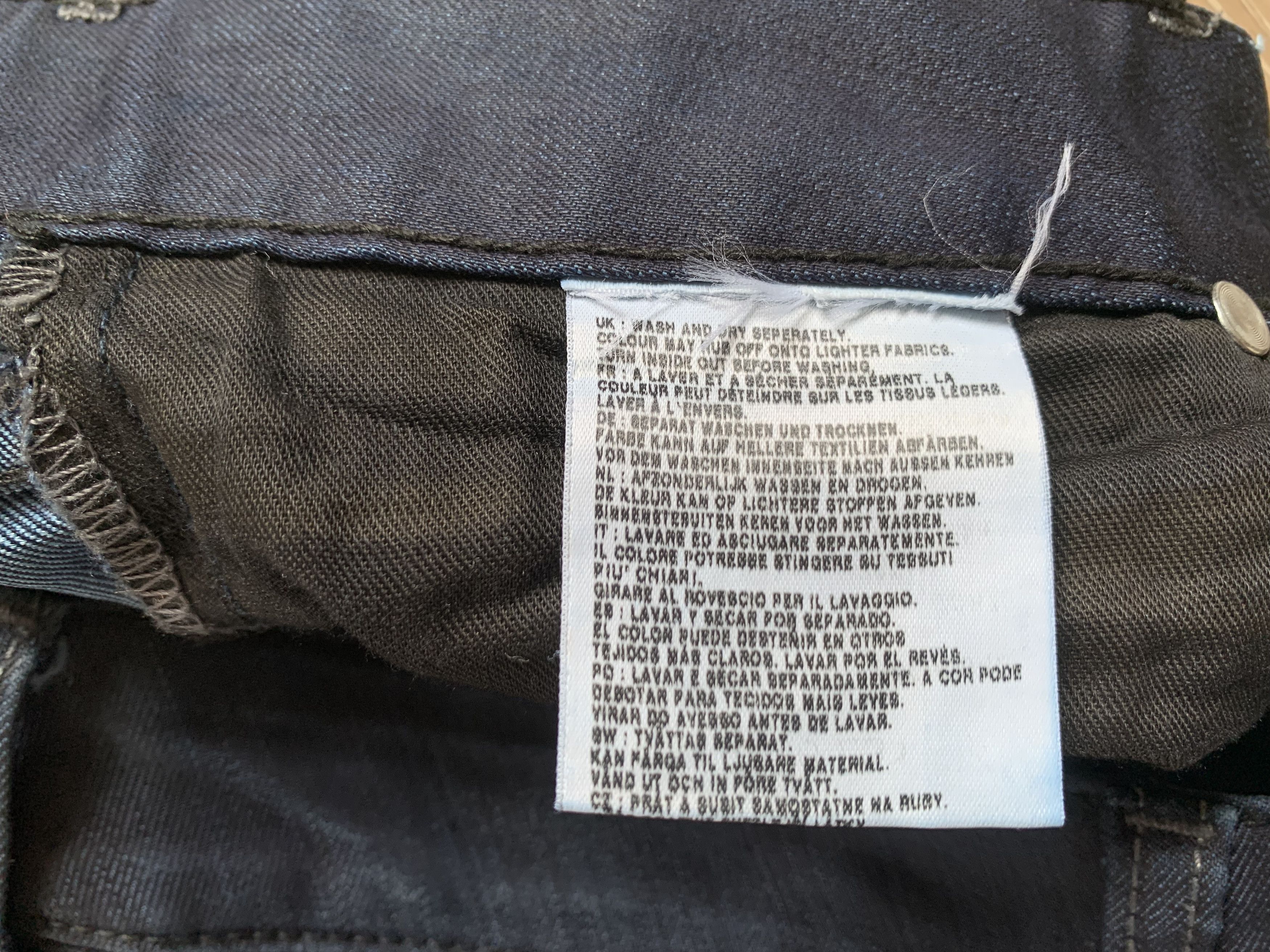Lee Lee Womens Wax Bell Bottom Jeans Size 27" / US 4 / IT 40 - 9 Thumbnail