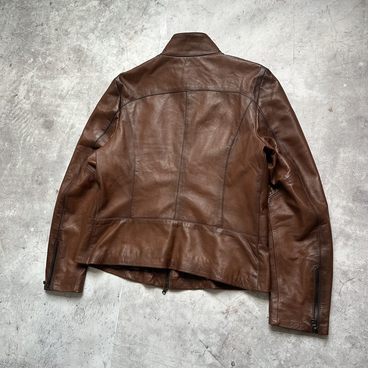Gucci × Vera Pelle × Vintage Archive Vera Pelle leather Italy jacket Size M / US 6-8 / IT 42-44 - 3 Thumbnail
