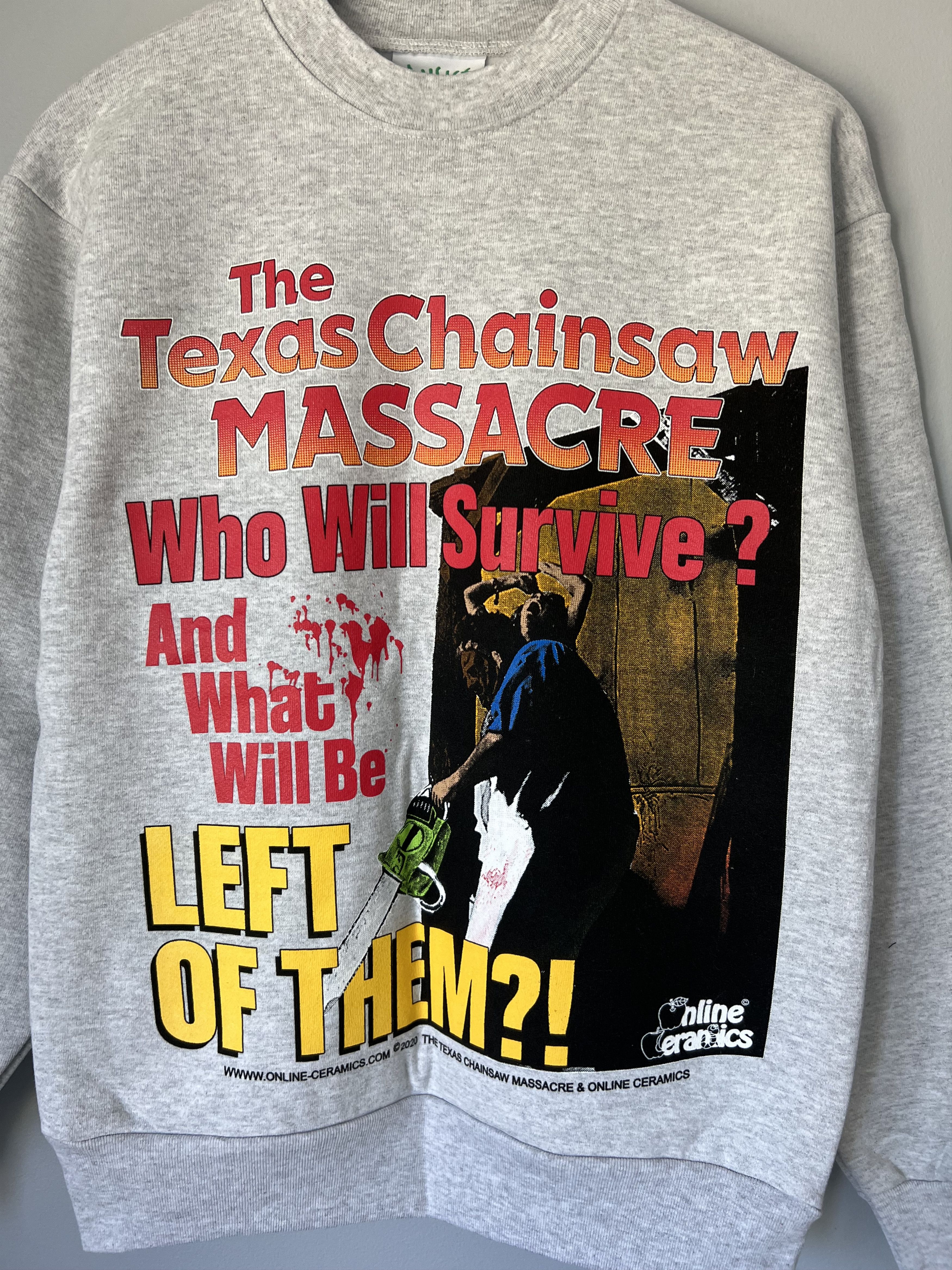 Online Ceramics Online Ceramics Texas Chain Saw Massacre Crewneck Sweatshirt Size US S / EU 44-46 / 1 - 3 Thumbnail