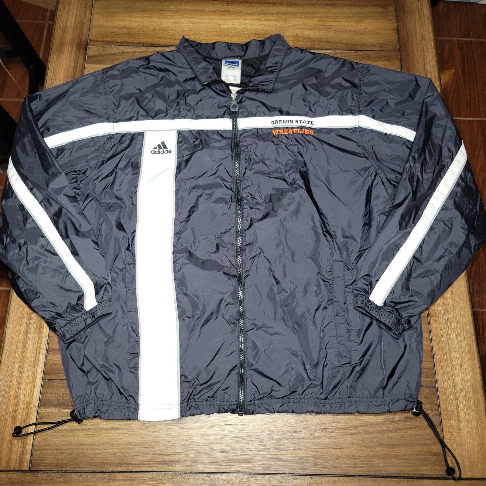 Adidas Adidas Full Zip Windbreaker "Oregon St Beavers Wrestling"-XL Size US XL / EU 56 / 4 - 1 Thumbnail