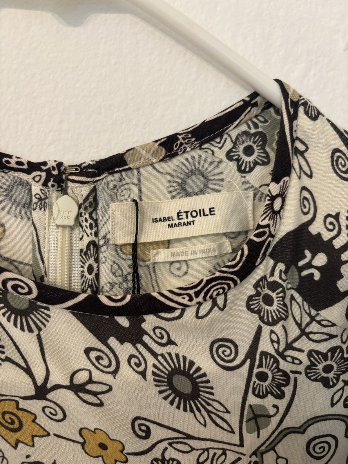 Isabel Marant Isabel Marant Catarina Dress - White & Green Floral Print Size M / US 6-8 / IT 42-44 - 3 Thumbnail
