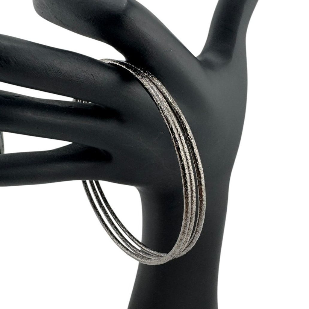Other Old World Glimmer Silver Bangles for Effortless Stacking Size ONE SIZE - 1 Thumbnail