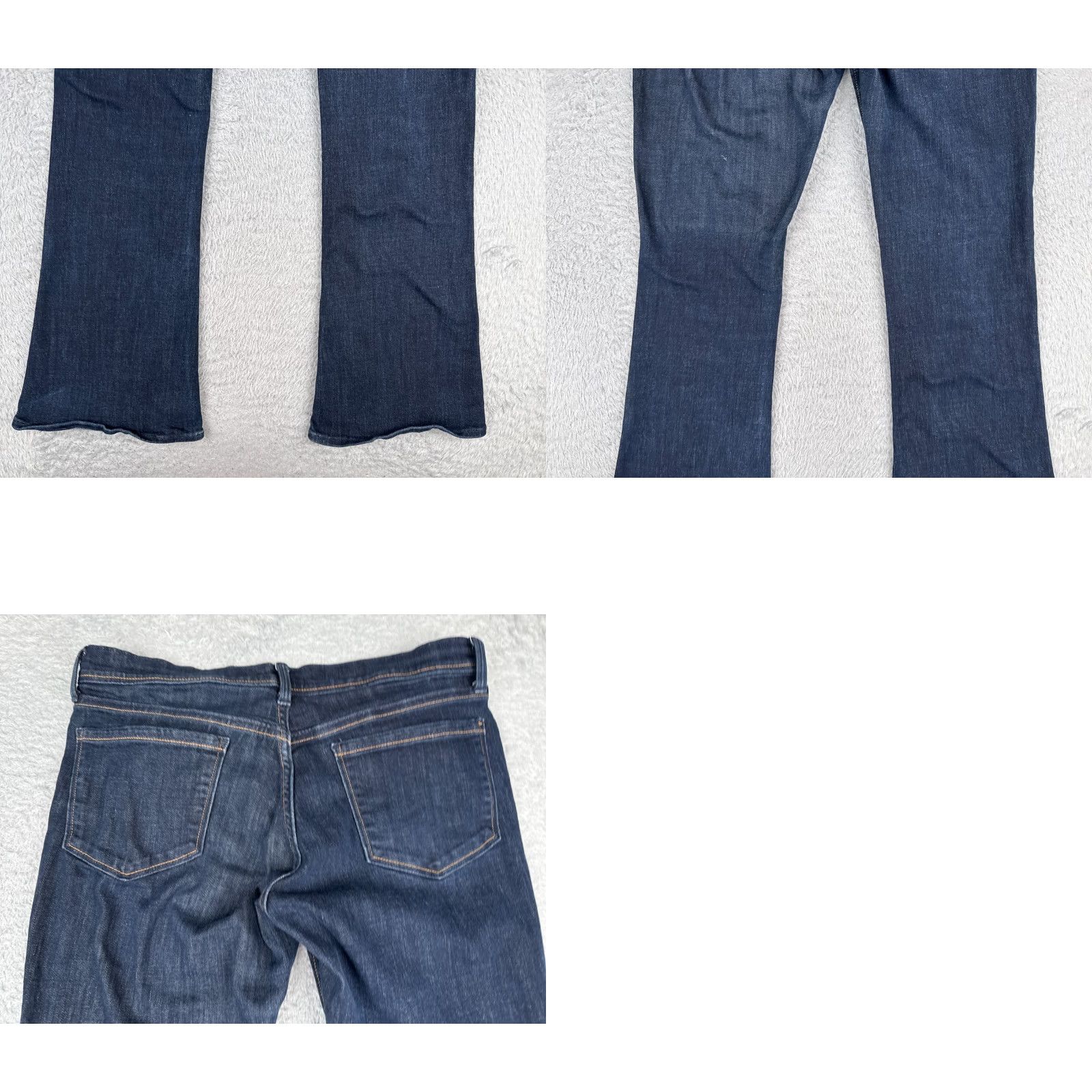 Old Navy VINTAGE Old Navy Jeans Womens 14 Blue Denim Jeans Flare Low Rise Dark Cotton Blend 34x30 Size 36" / US 14 / IT 50 - 10 Thumbnail