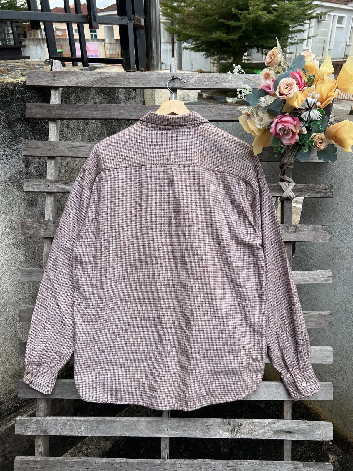 Levi's Vintage Clothing Vintage 90s Levis Western Checkered Long Sleeve Shirt Size US L / EU 52-54 / 3 - 8 Thumbnail