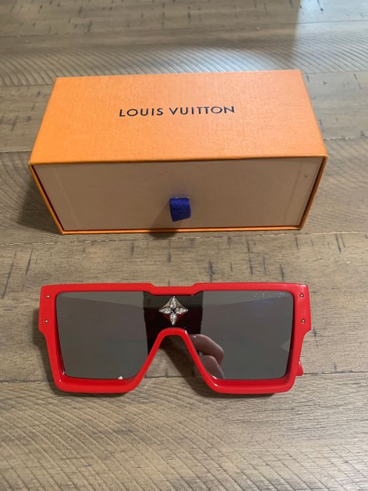 red louis vuitton cyclone sunglasses