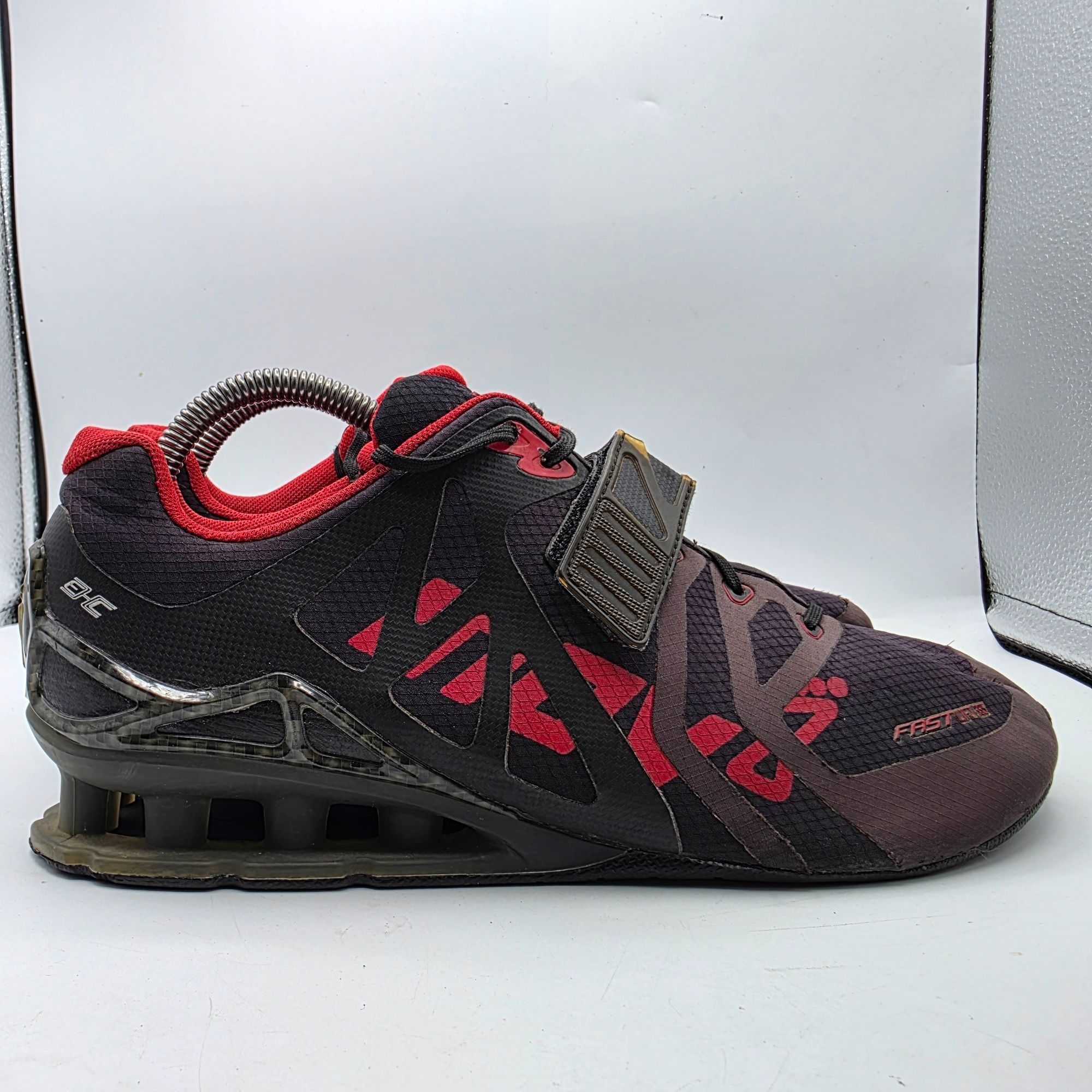 Other Inov-8 Fastlift 335 Mens Size 10 Black Red Weightlifting Sho Size US 10 / EU 43 - 12 Thumbnail