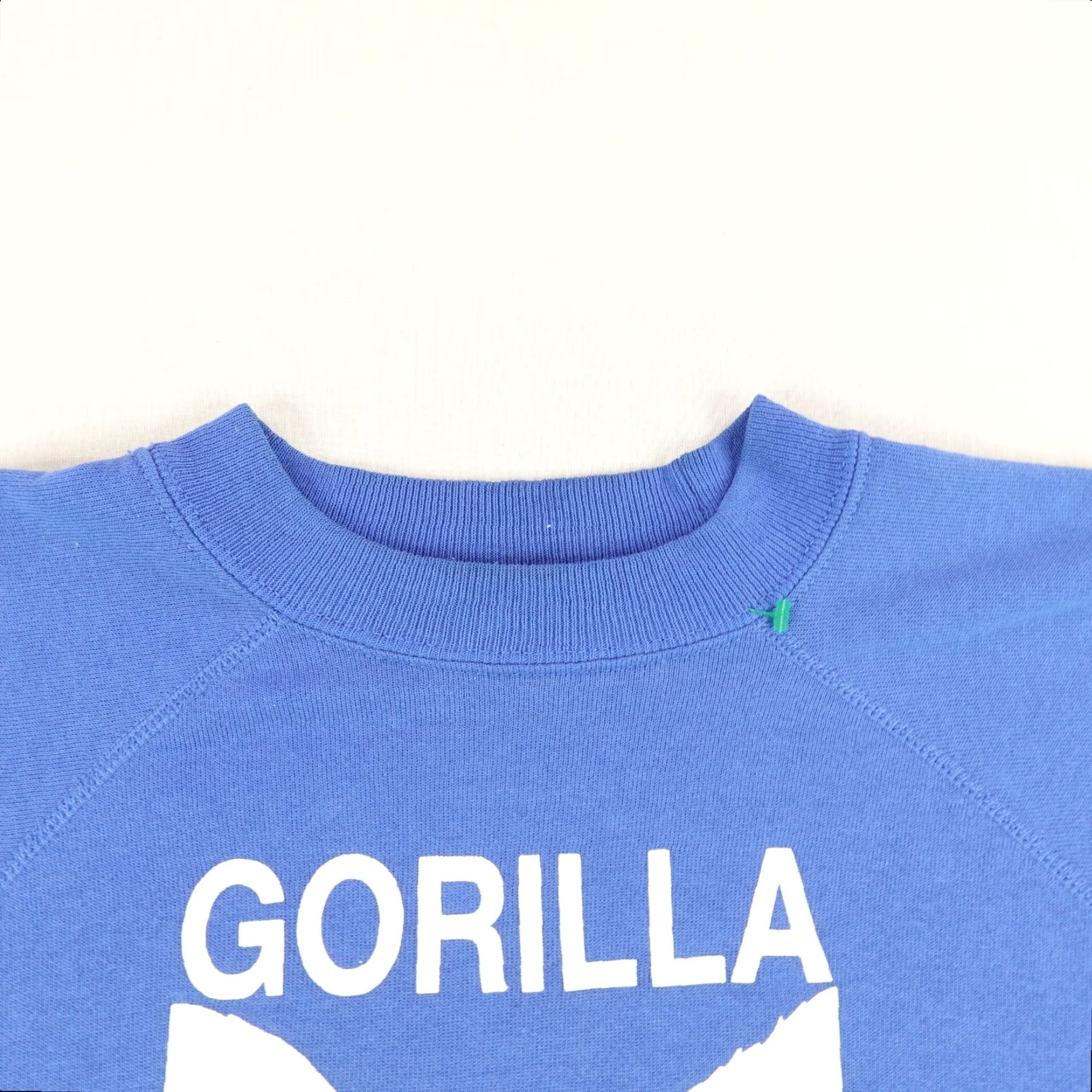 Hanes VINTAGE Gorilla Foundation Sweatshirt Mens Large Blue Graphic Print 80s Koko Crew Neck Pullover Size US L / EU 52-54 / 3 - 2 Thumbnail