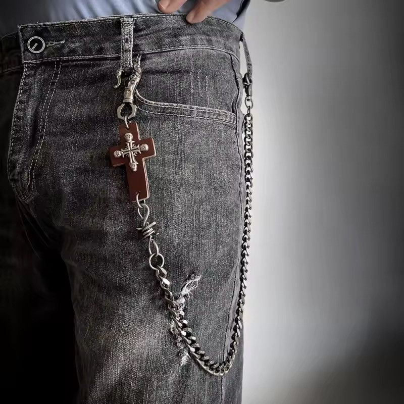 Japanese Brand Brown Cross Chain Size ONE SIZE - 1 Thumbnail