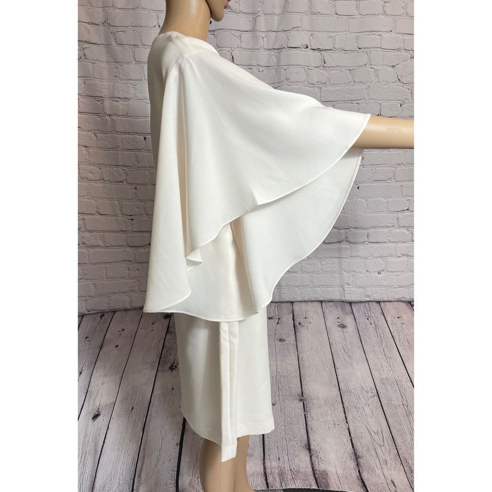 Lauren Ralph Lauren NWT New $175 Lauren Ralph Lauren Yaira Ruffle Sleeves Cream Size XL / US 12-14 / IT 48-50 - 4 Thumbnail