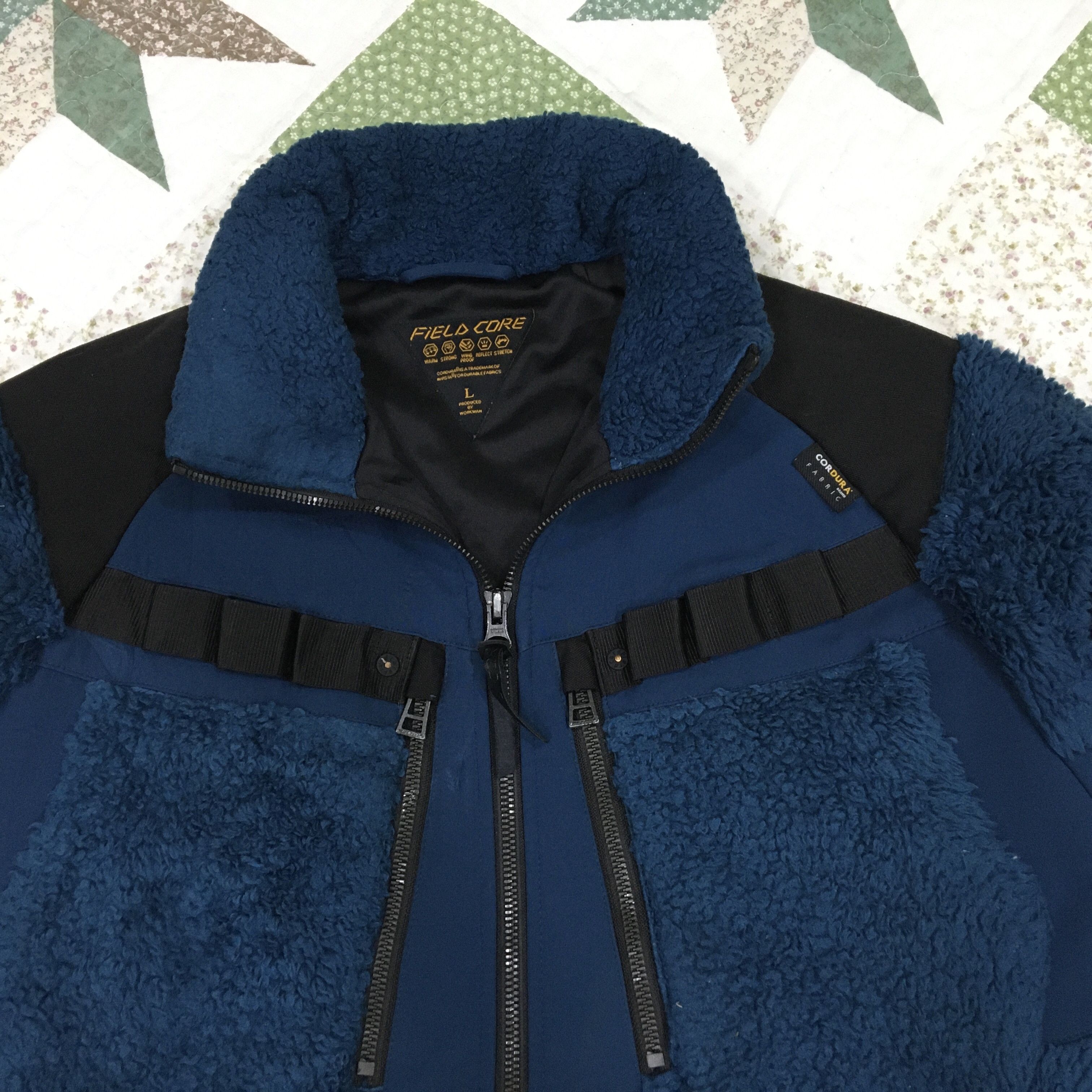 Japanese Brand FIELD CORE Cordura Fabric Fleece Size S / US 4 / IT 40 - 5 Thumbnail