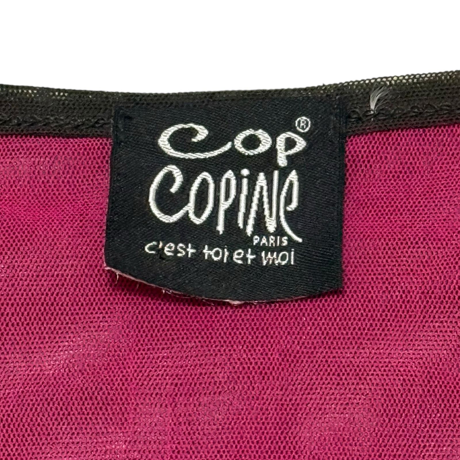 Cop Copine Cop Copine Layered Mesh Top Color Shift Black Pink Y2K Small Size S / US 4 / IT 40 - 4 Thumbnail