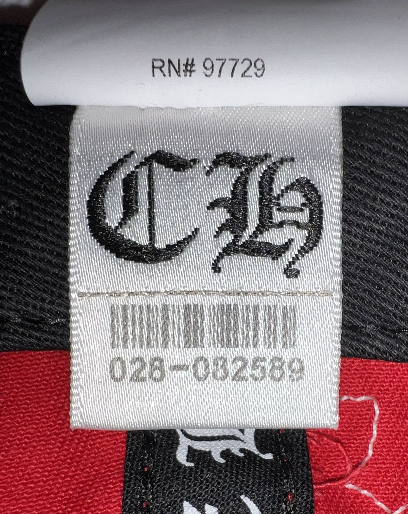 Chrome Hearts Chrome Hearts Cross Patch Baseball Hat (Red) Size ONE SIZE - 6 Thumbnail
