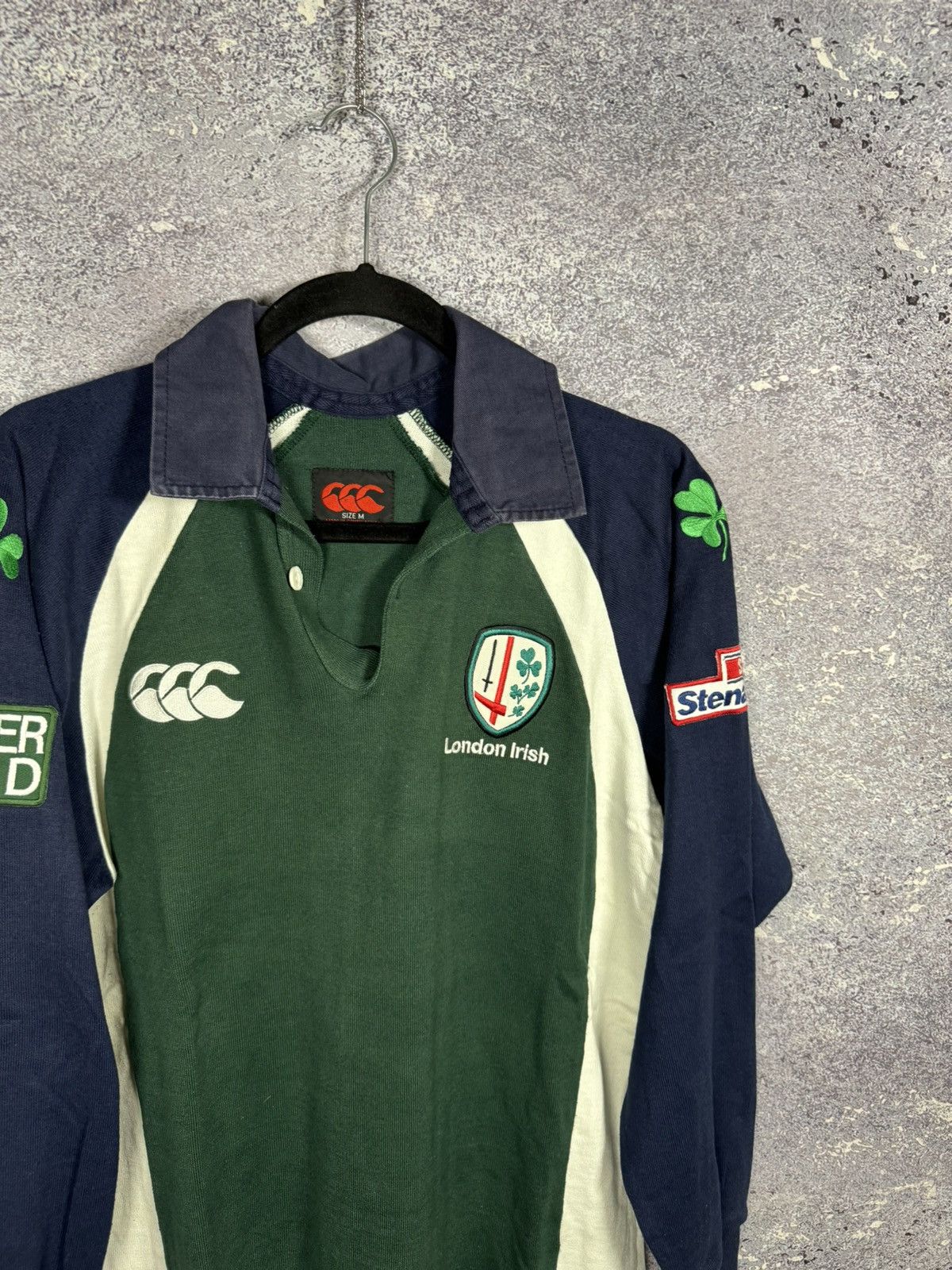 Canterbury of New Zealand × Vintage Vintage 2003 London Irish Union CanterburyRugby Jersey Size US M / EU 48-50 / 2 - 3 Thumbnail