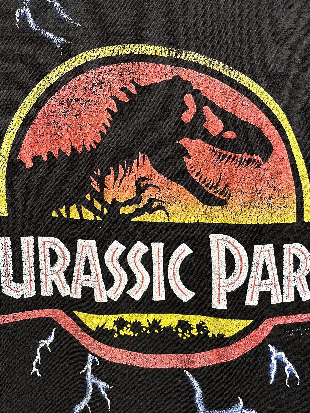 Vintage Vintage 1992 Jurassic Park Movie Promo Faded T-Shirt 90s Size US M / EU 48-50 / 2 - 5 Thumbnail