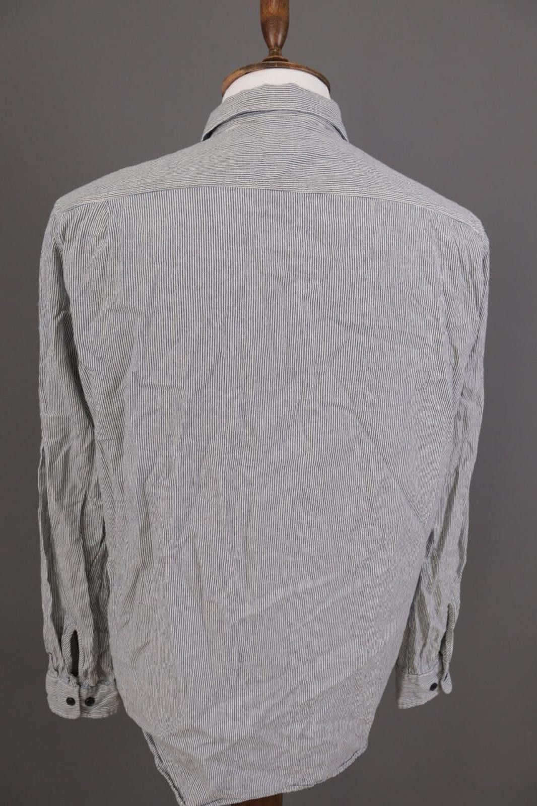 Denim & Supply Ralph Lauren Denim & Supply Ralph Lauren Gray Pockets Shirt Sz L Size US L / EU 52-54 / 3 - 11 Thumbnail