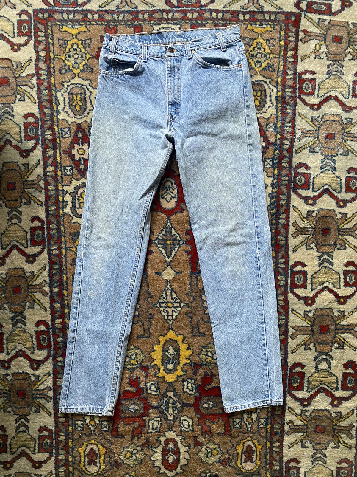 Levi's × Vintage Vintage Orange Tab Levi’s Acid wash denim jeans Size 32" / US 10 / IT 46 - 2 Thumbnail