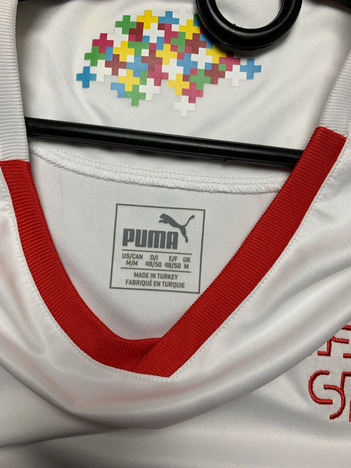Puma × Vintage Vintage Puma Switzerland soccer jersey size M white Size US M / EU 48-50 / 2 - 3 Thumbnail