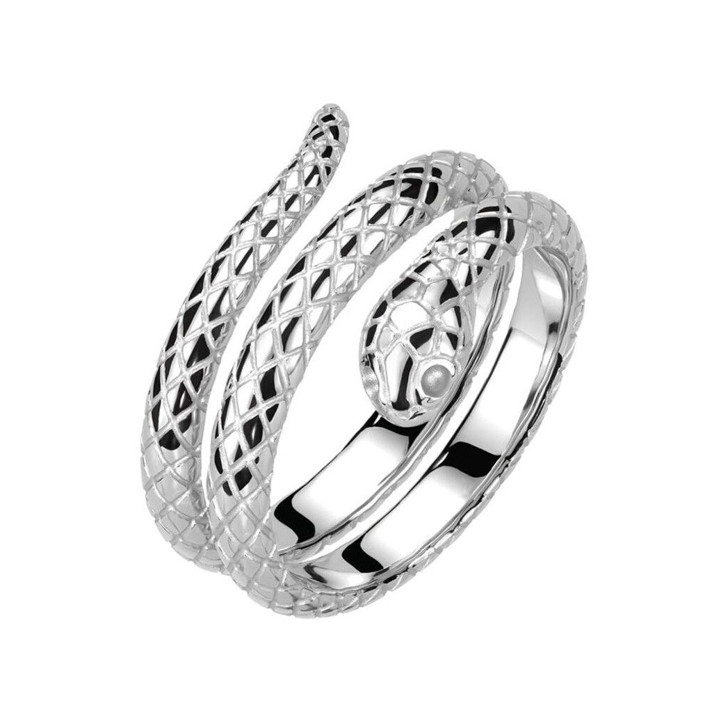 Spikes and sparrow 316L Stainless Steel Wrap Around Snake Ring 11 Size ONE SIZE - 2 Thumbnail