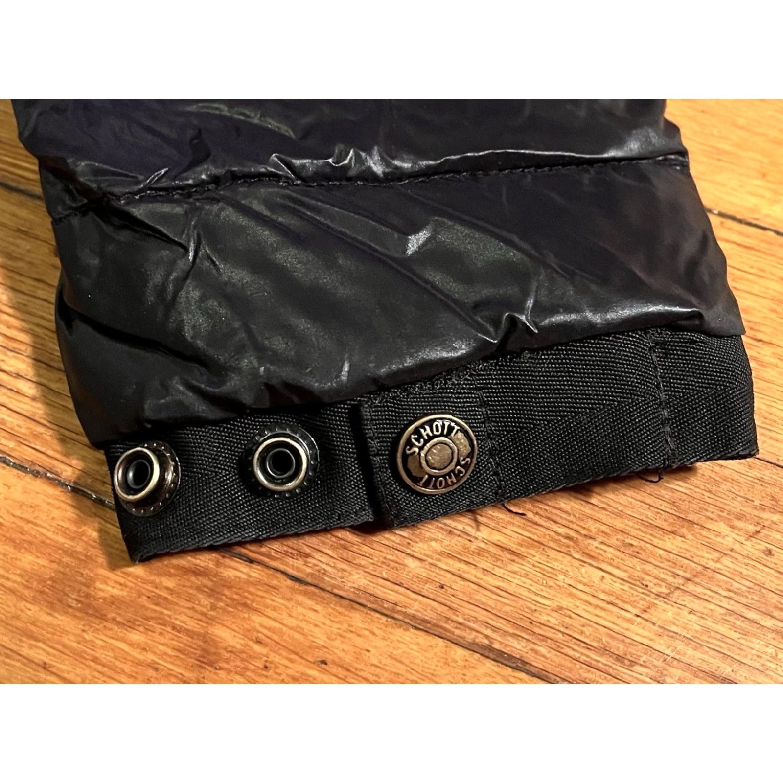 Schott VINTAGE SCHOTT Duck Down Puffer Jacket Women’s L Black Size L / US 10 / IT 46 - 3 Thumbnail
