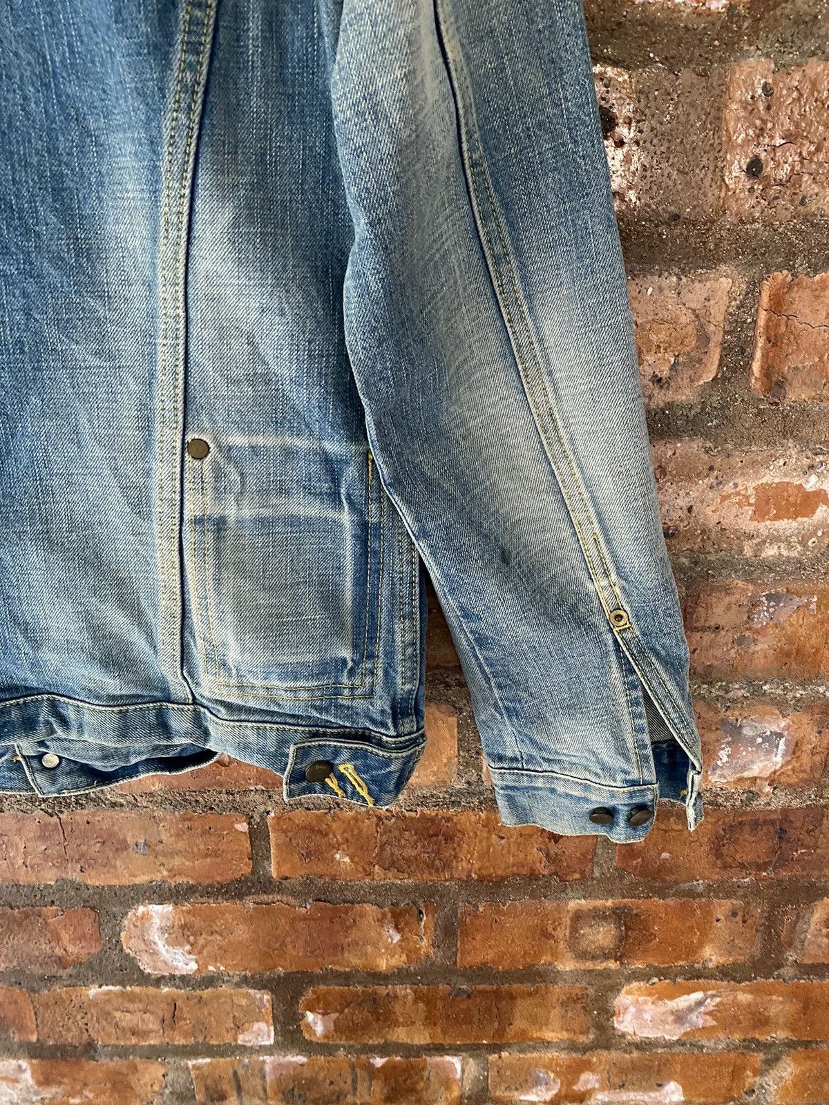 14th Addiction × Japanese Brand × Le Grande Bleu (L.G.B.) Vtg RICO Japan Faded wash western back pocket jacket Size US M / EU 48-50 / 2 - 13 Thumbnail