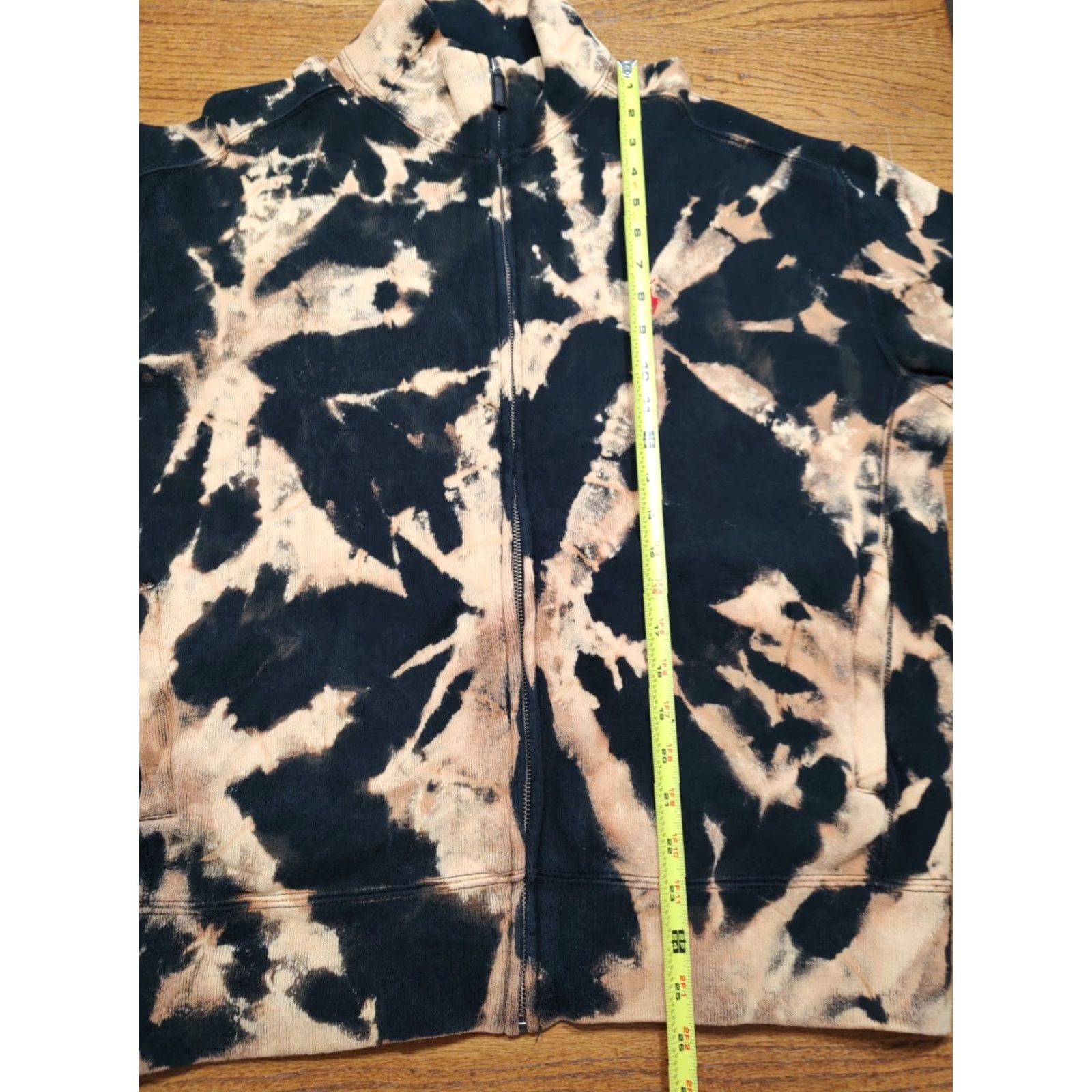 Polo Ralph Lauren VINTAGE Polo Ralph Lauren Full Zip Sweater Tie Dye Black Mens M Size US M / EU 48-50 / 2 - 5 Thumbnail