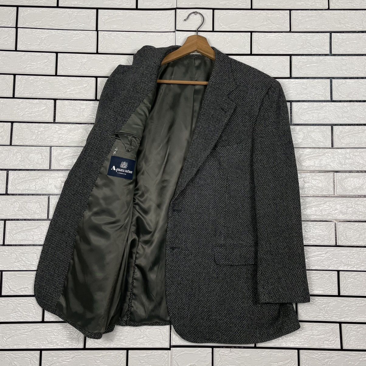 Aquascutum Aquascutum London Houndstooth Wool Blazer Size US M / EU 48-50 / 2 - 9 Thumbnail