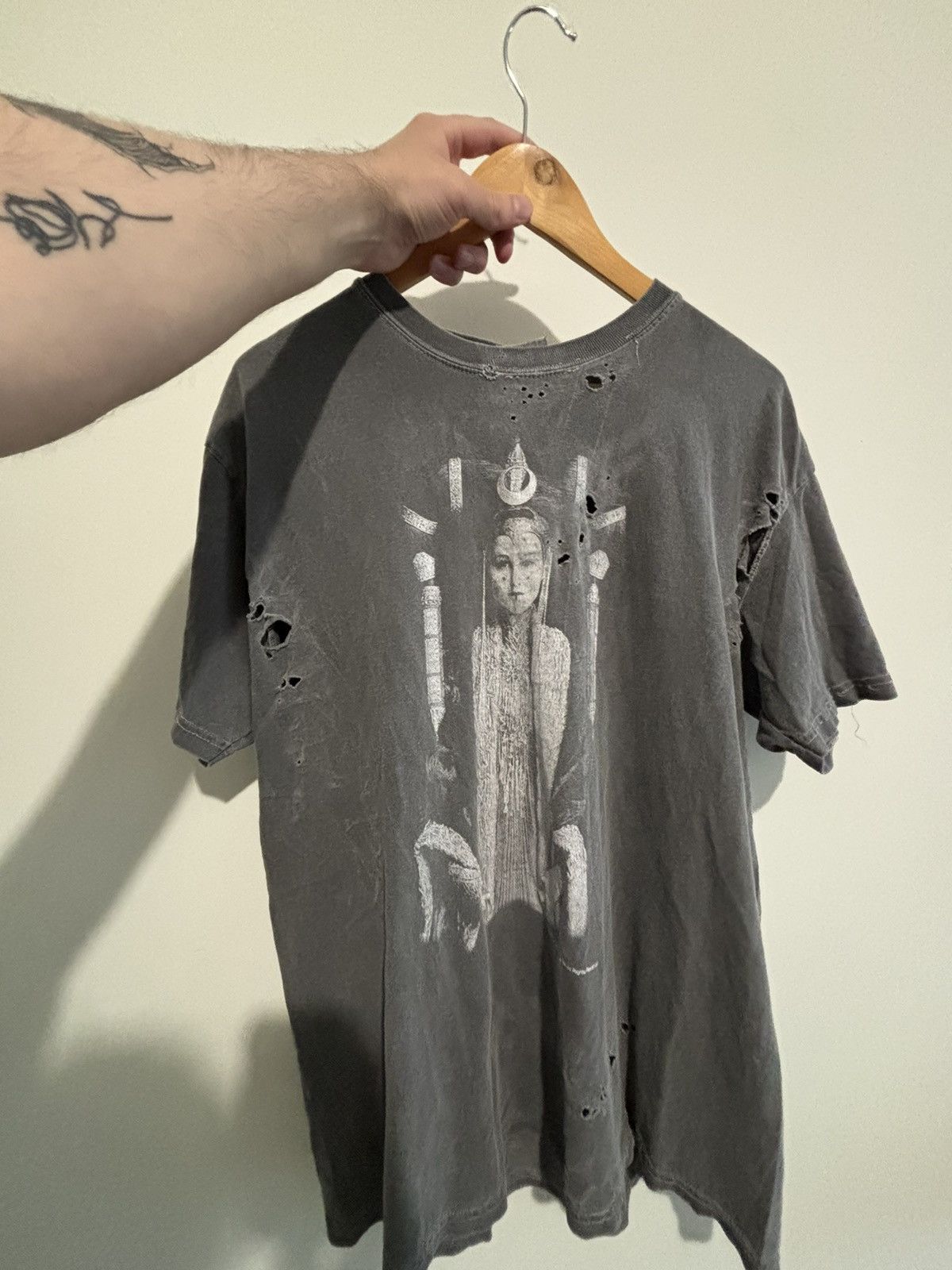 Vintage Distressed Star Wars T-Shirt Size US M / EU 48-50 / 2 - 2 Thumbnail