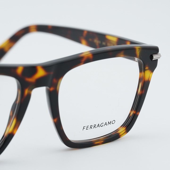 Salvatore Ferragamo Salvatore Ferragamo SF3015 242 Eyeglasses Dark Havana 53mm Size ONE SIZE - 5 Thumbnail