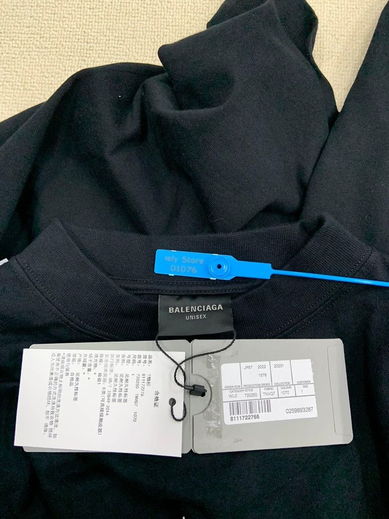 Balenciaga Balenciaga Full printed logo long sleeve Size US S / EU 44-46 / 1 - 5 Thumbnail