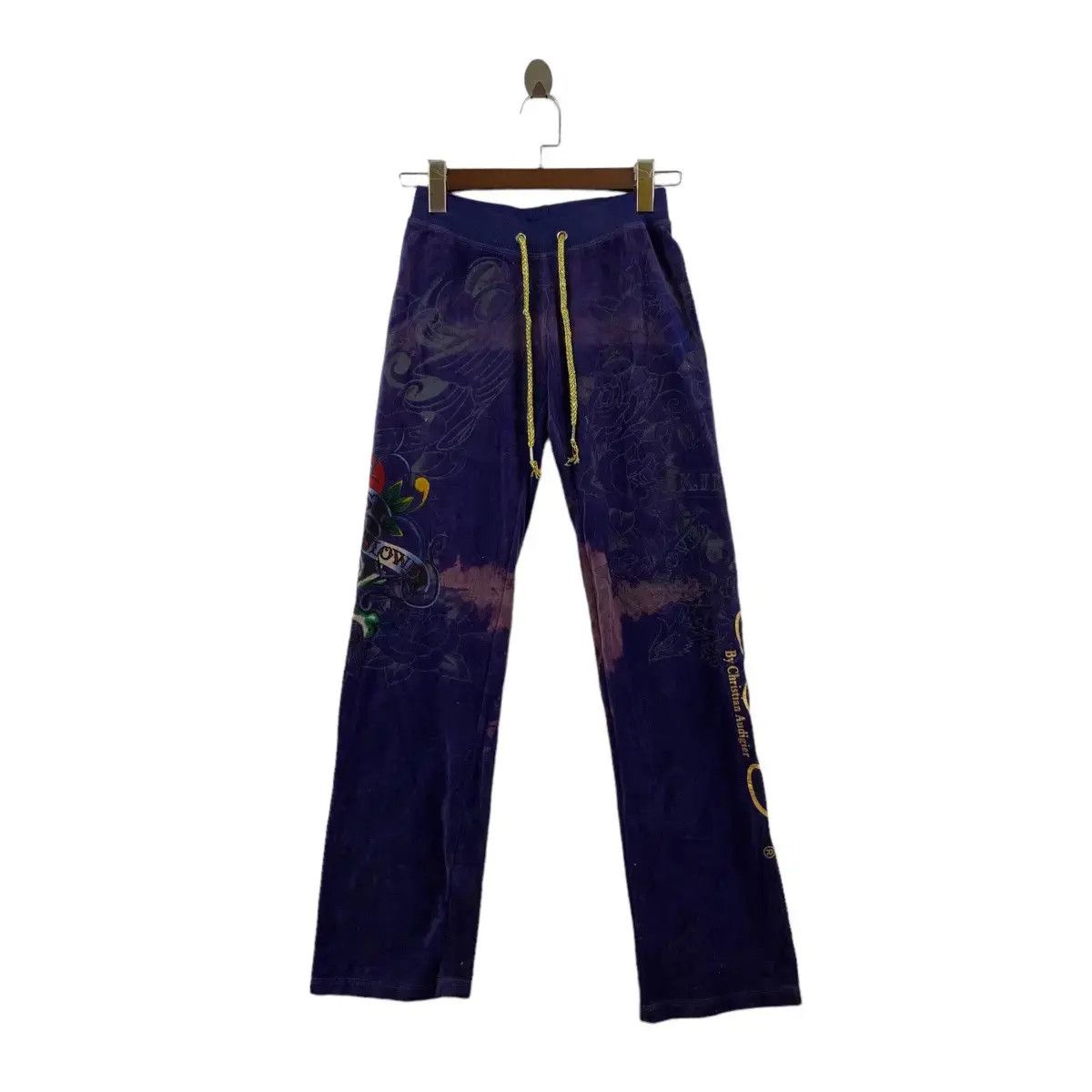 ED HARDY CHRISTIAN AUDIGIER Tattoo Discolour Pant Distress