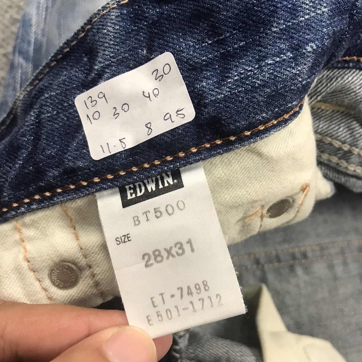 Edwin FLARE DENIM EDWIN 503 JAPAN BOOTCUT DENIM PANTS 139 Size US 28 / EU 44 - 21 Thumbnail