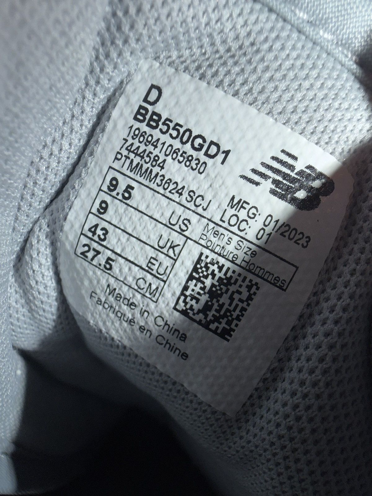 New Balance New Balance 550 Grey Day Size US 9.5 / EU 42-43 - 4 Thumbnail