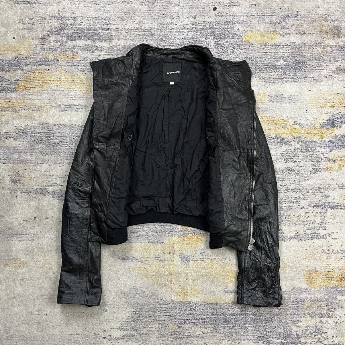 Ekam Buffalo bobs extra long sleeve asymmetrical leather jacket Size US S / EU 44-46 / 1 - 9 Thumbnail