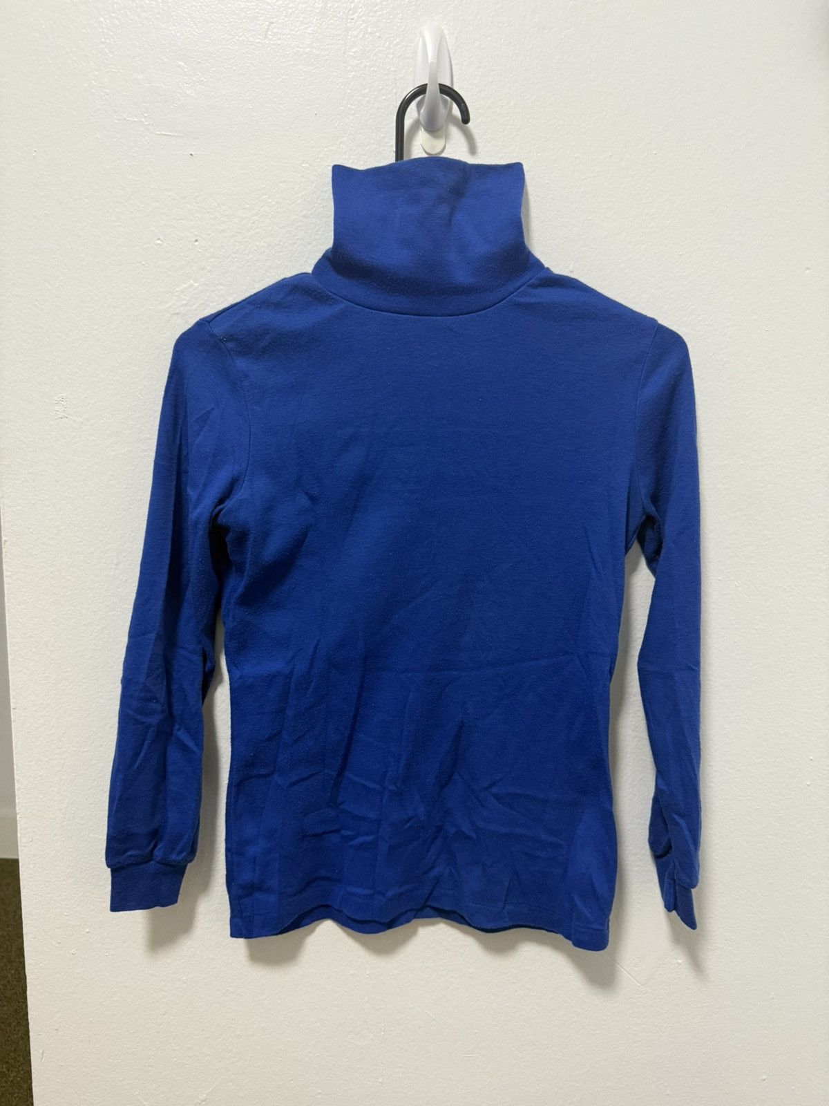 Other Vintage single stitch royal blue turtleneck Size S / US 4 / IT 40 - 1 Thumbnail