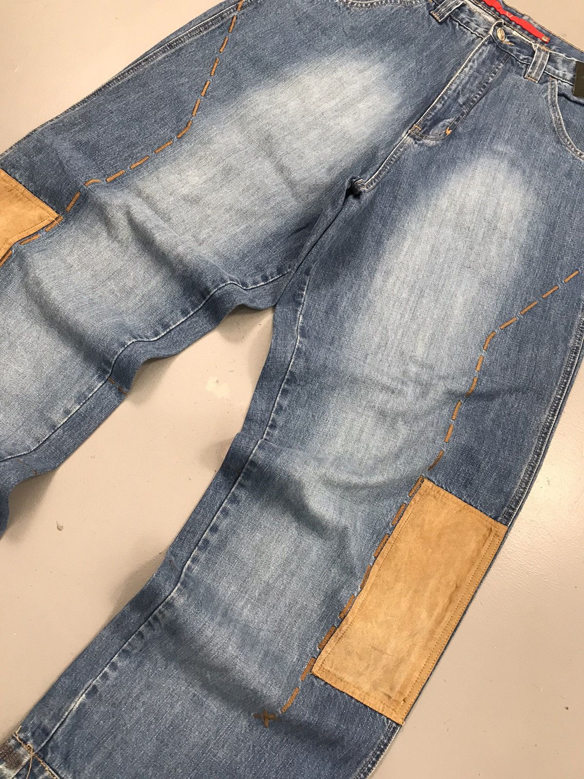 Vintage Crazy Vintage vokal bottom stitch denim Size US 34 / EU 50 - 4 Thumbnail