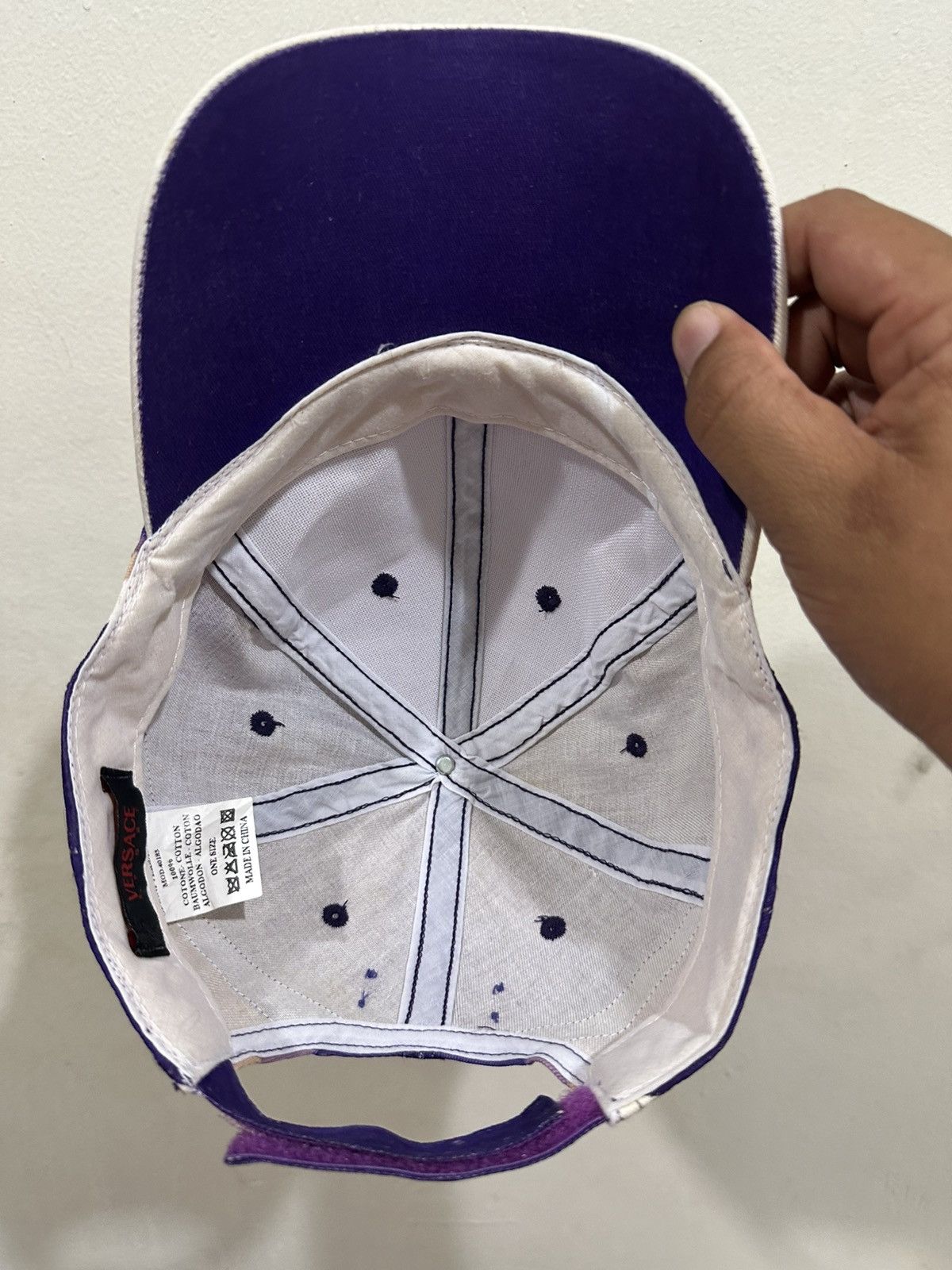 Versace VTG Versace Sport Faded Cap Size ONE SIZE - 7 Thumbnail