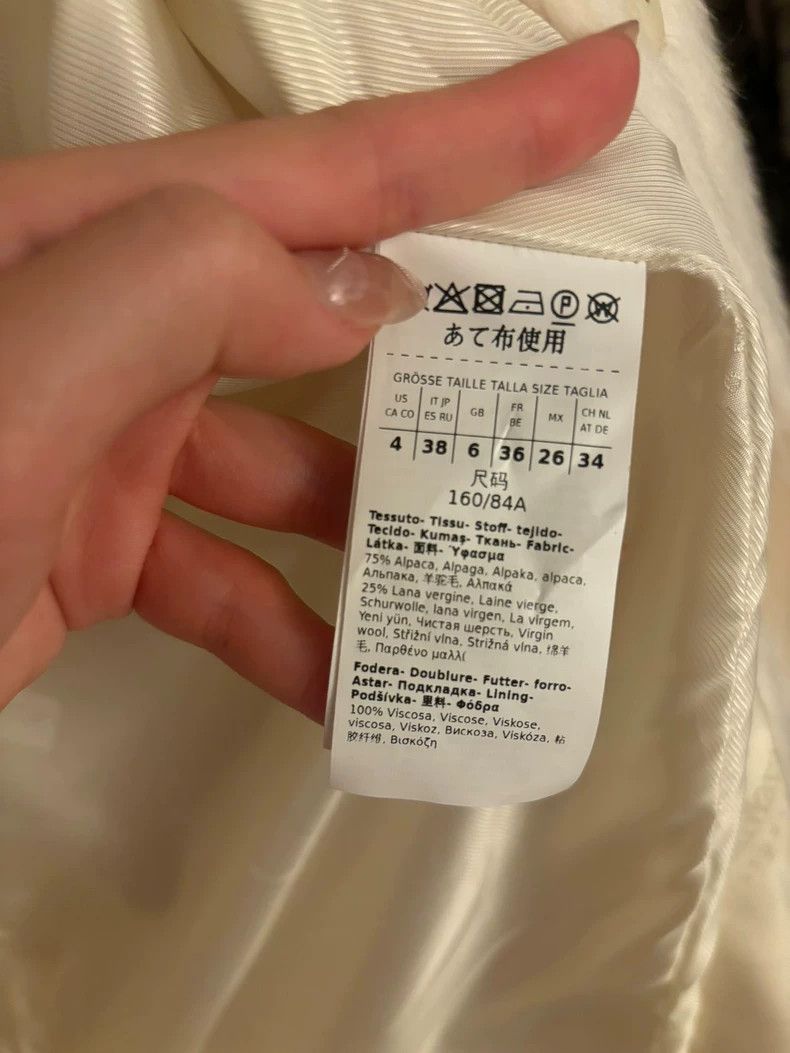 Other Max Mara White alpaca coat Size S / US 4 / IT 40 - 3 Thumbnail